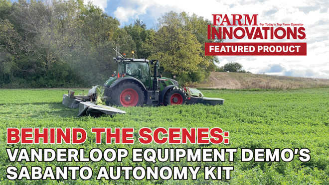 [Video] Behind the Scenes: Vanderloop Equipment Demos Sabanto Autonomy Kit